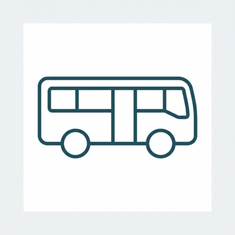 Bus als Zeichen fuer den OePNV